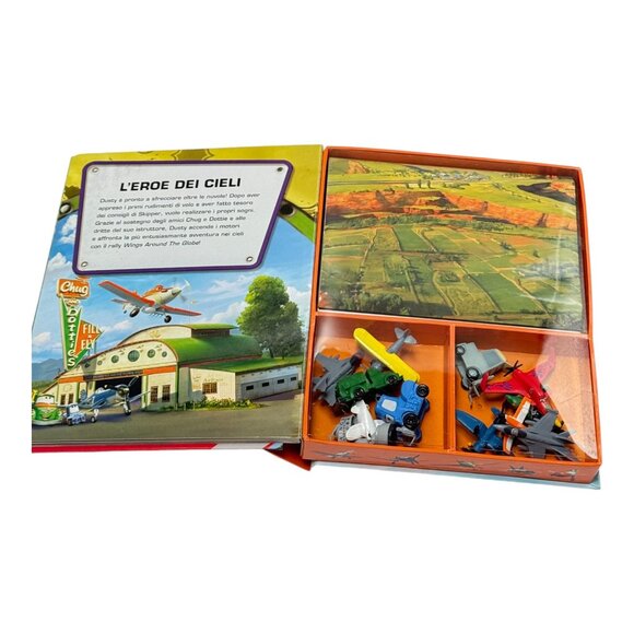 Disney Planes Book and Character Figure Box Set New Italian - Picture 4 of 8